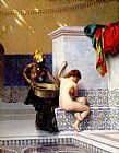 Turkish Bath Or Moorish Bath Two Women